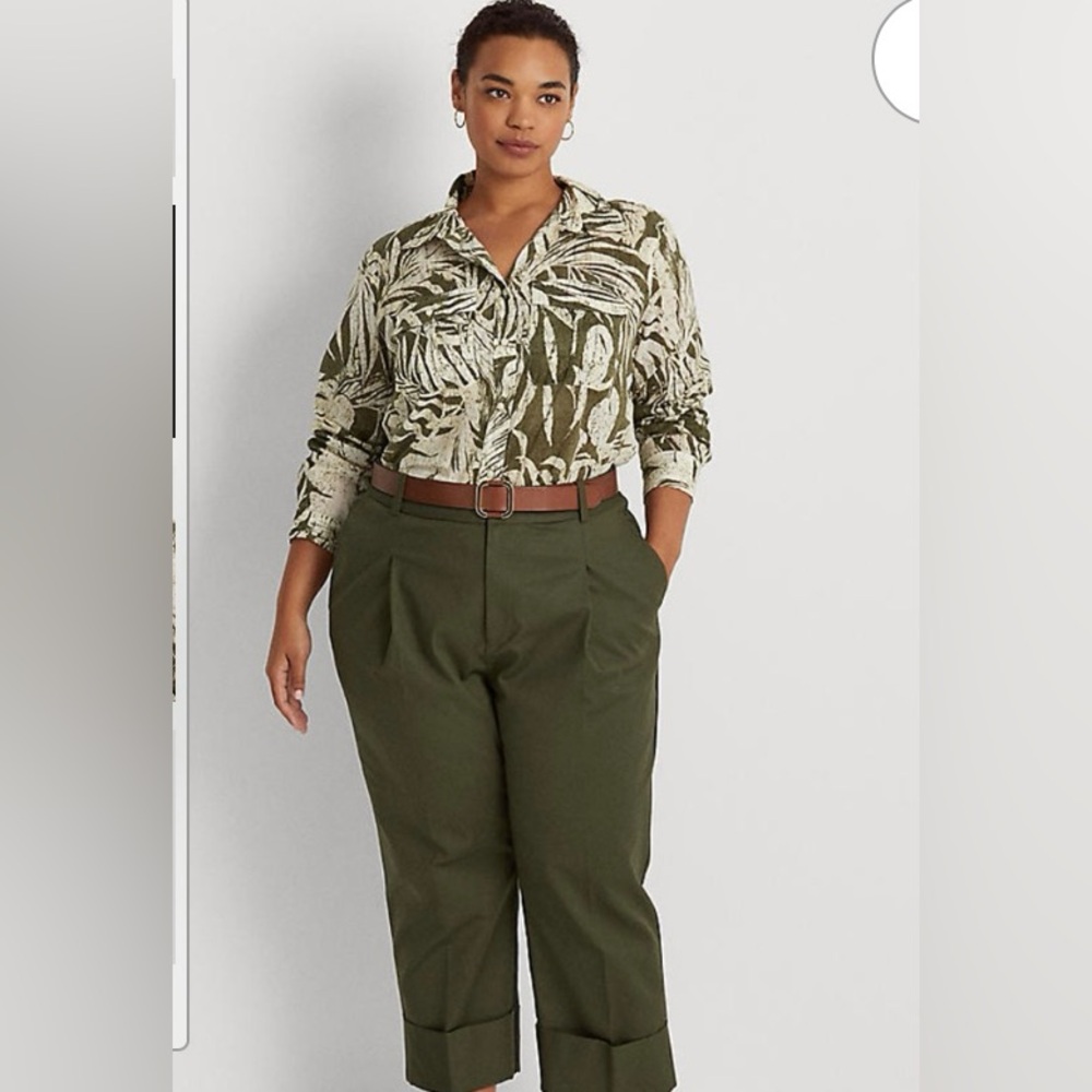 Lauren Ralph Lauren Curve
Courtenay Button Front Shirt
